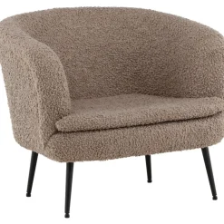 Nordkoster fåtölj - Svart/mörkbeige