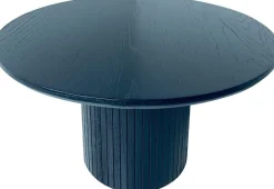 Nova soffbord Ø80 cm - Svart askfanér Kolli 2