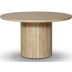 Nova soffbord Ø80 cm - Vitoljad ek