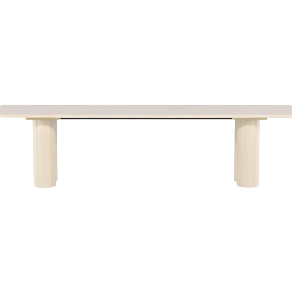 Olivia bänk 180 cm - Whitewash