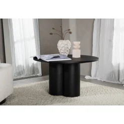 Olivia soffbord Ø80 cm - Svart