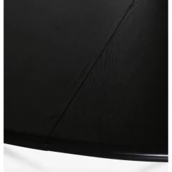 Omni runt matbord svartbetsad ek Ø150 cm + Textilrengöring för möbler