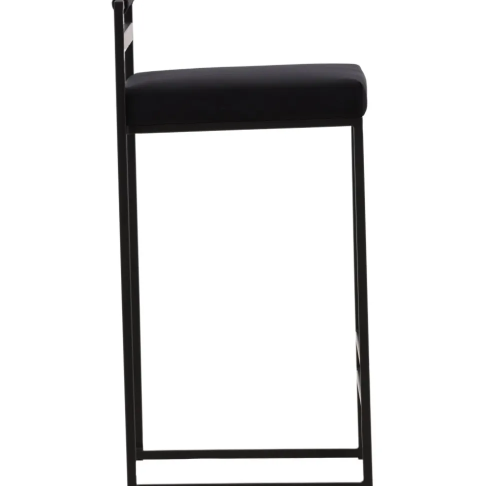 Opelika barstol - Svart