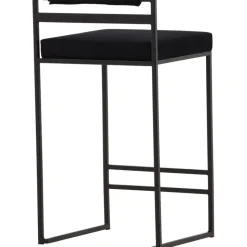 Opelika barstol - Svart