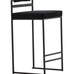 Opelika barstol - Svart