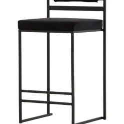 Opelika barstol - Svart