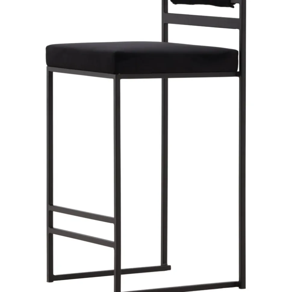 Opelika barstol - Svart
