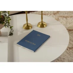 Orion soffbord 90 x 90 cm - Vitmålat trä