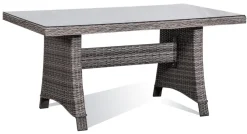 Orlando utemöbelgrupp hög rygg ställbara fåtöljer - Grå/beige