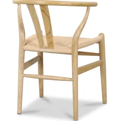 Oskar matstol i trä + Möbeltassar