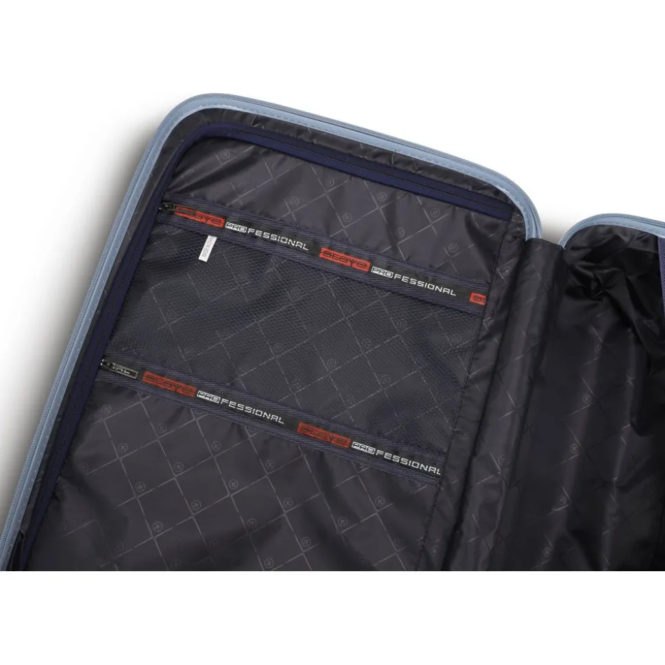 Oslo rosa resväska med kodlås set om 3 st kabinväskor