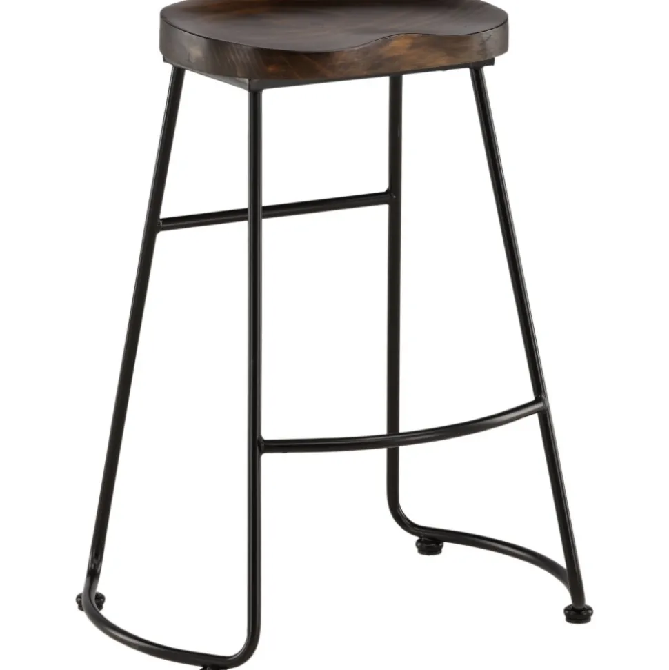 Ozark barstol - Mörk valnöt