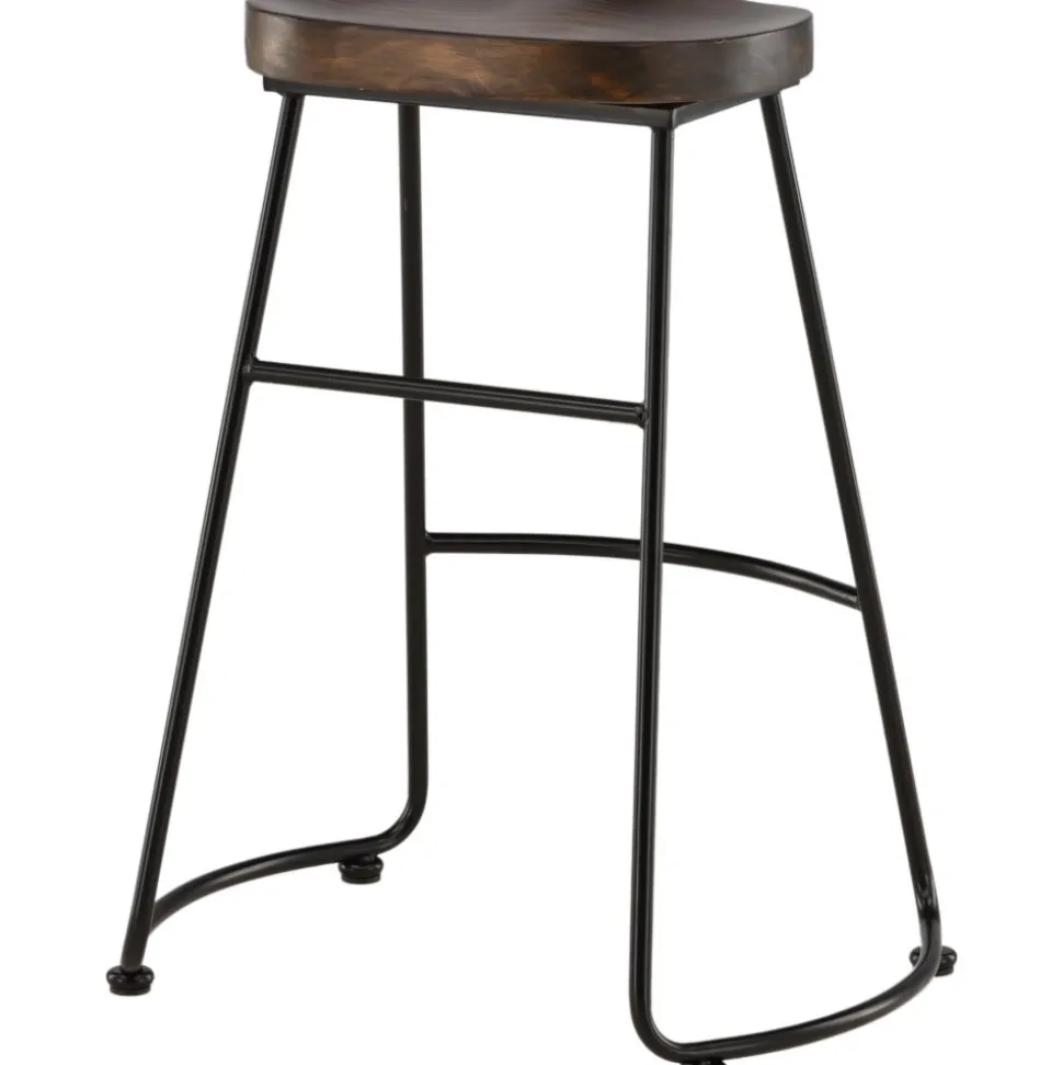 Ozark barstol - Mörk valnöt