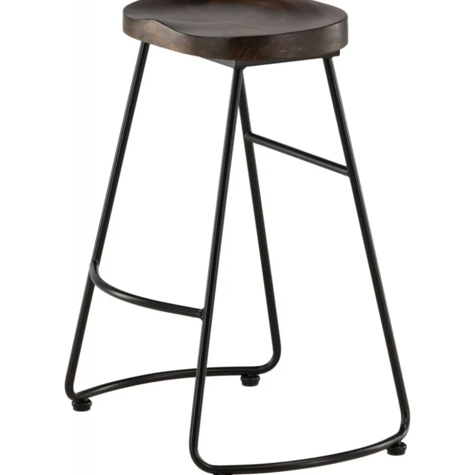 Ozark barstol - Mörk valnöt