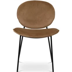 Palle stol i sammet - Brun + Möbeltassar