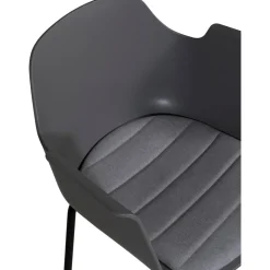 Paolo karmstol - Grå plast