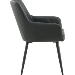 Paolo karmstol - Svart PU