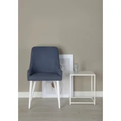 Paradis matstol - Blå/vit