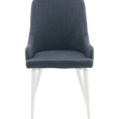 Paradis matstol - Blå/vit