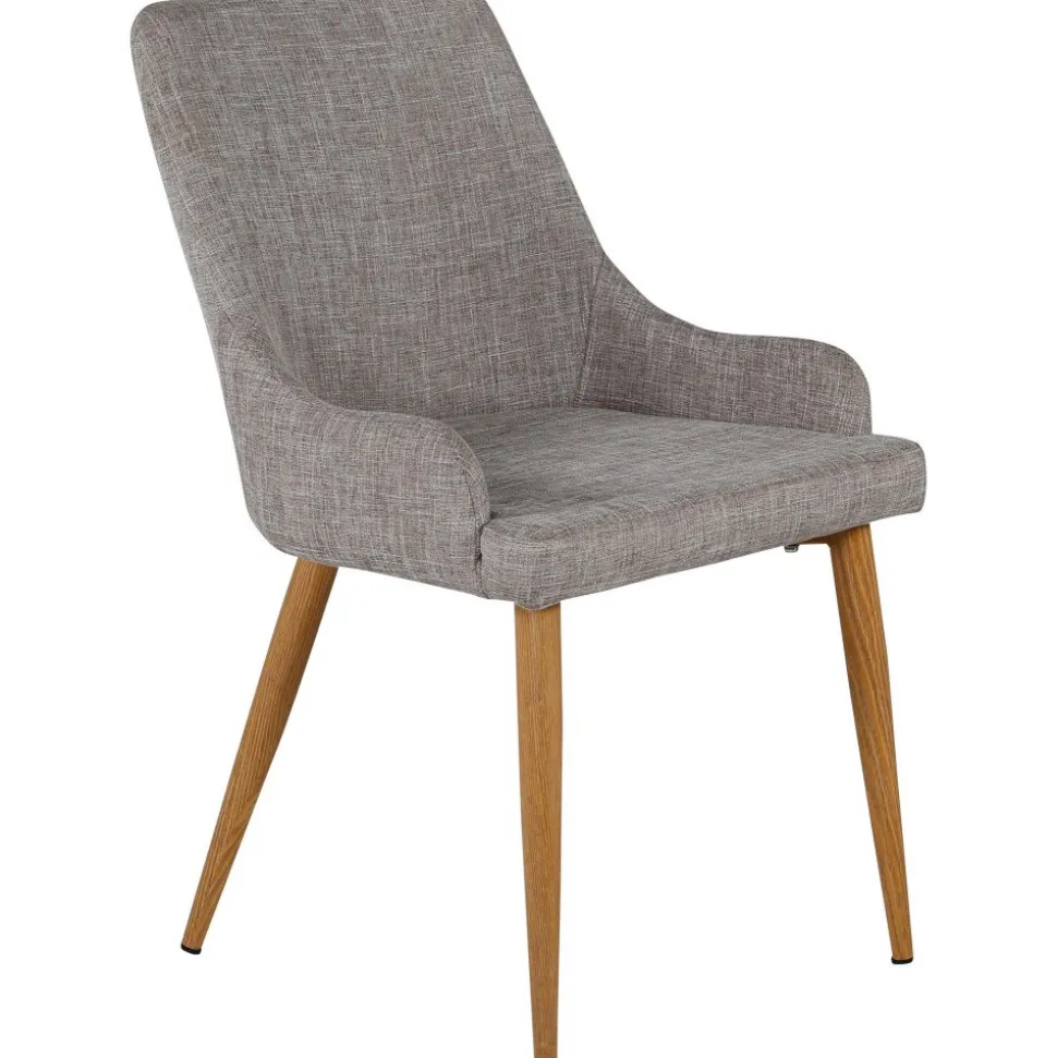 Paradis matstol - Ljusgrå/ek