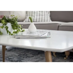 Paradis soffbord 120 x 70 cm - Vit