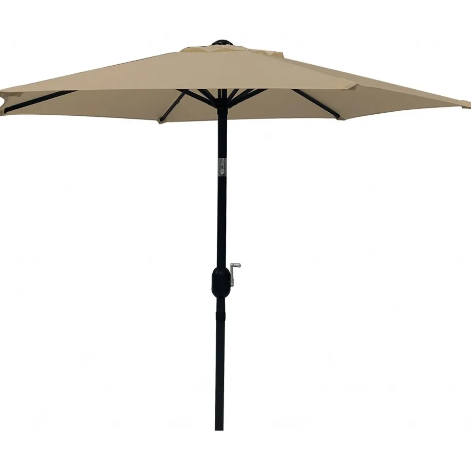 Parasoll beige 200 cm - Fjällbacka + Rengöringsmedel för utemöbler