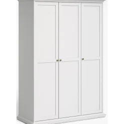 Paris garderob med 3 dörrar - Vit