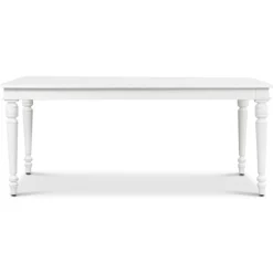 Paris matbord 180 cm - Vit