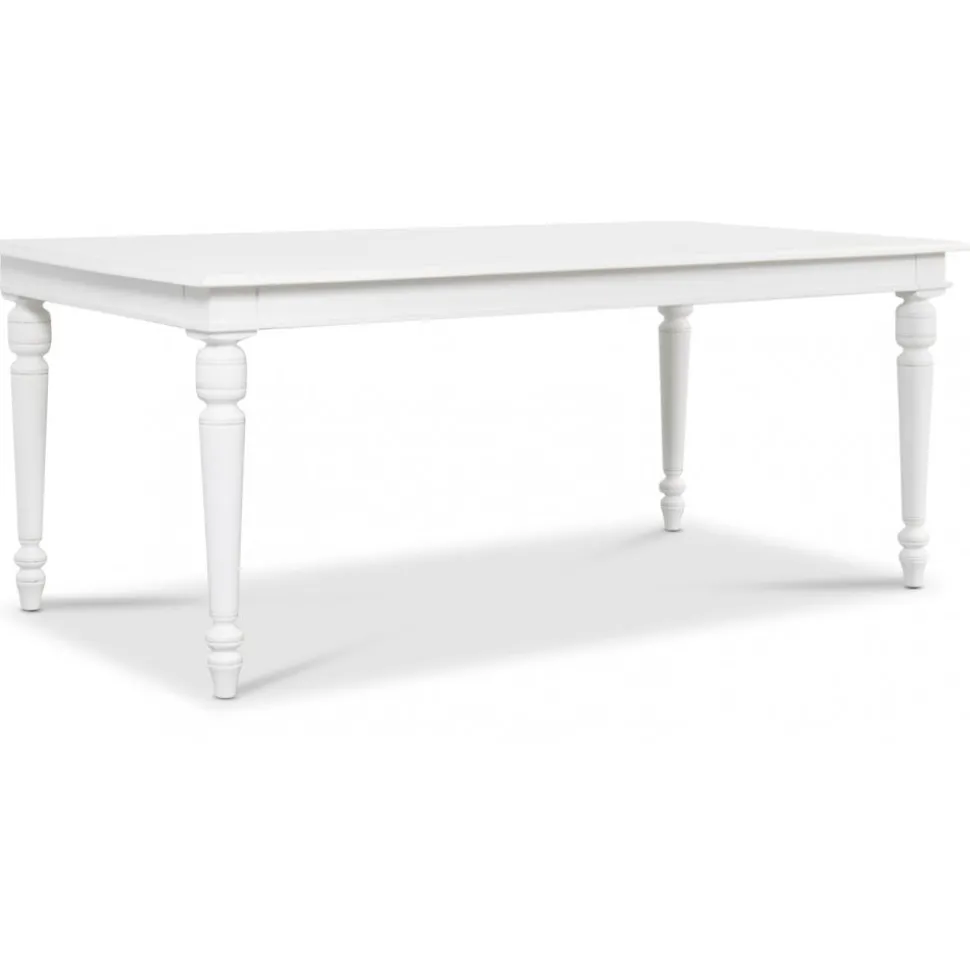 Paris matbord 180 cm - Vit + Textilrengöring för möbler