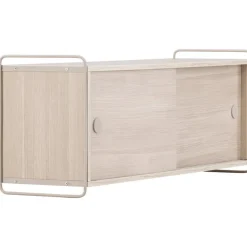 Paris väggskåp 48 x 122 cm - Beige/Whitewash