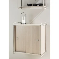 Paris väggskåp 68 x 60 cm - Beige/Whitewash