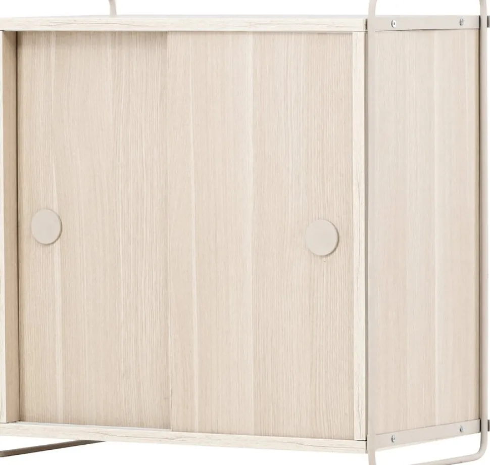 Paris väggskåp 68 x 60 cm - Beige/Whitewash