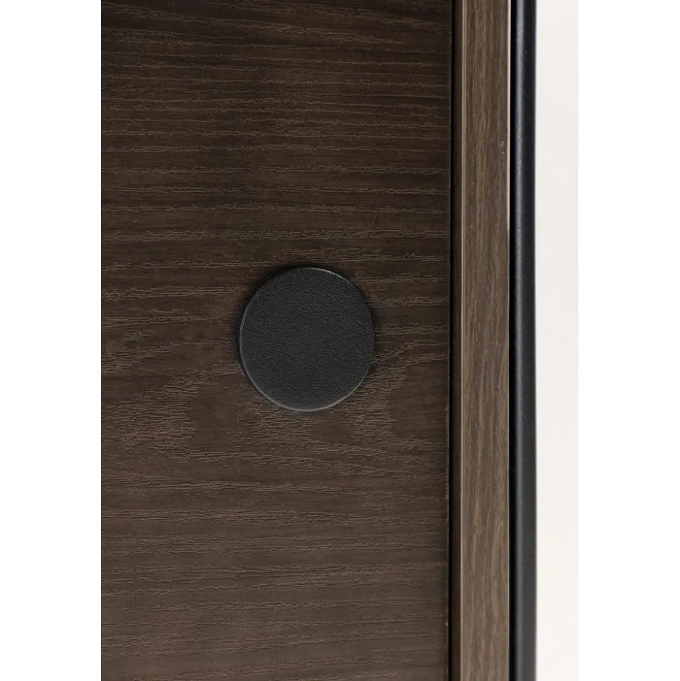 Paris väggskåp 48 x 122 cm - Svart/Mocca