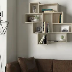 Parola vägghylla - Travertin