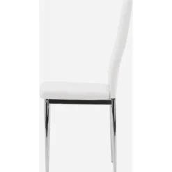 Pastill matstol - Silver/vit