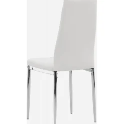 Pastill matstol - Silver/vit