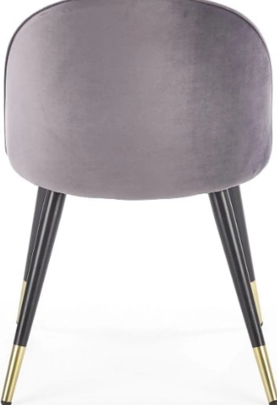 Paulina matstol - Grå (sammet) / Mässing