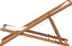 Peachy strandstol - Beige/Natur + Textilskydd för utemöbler