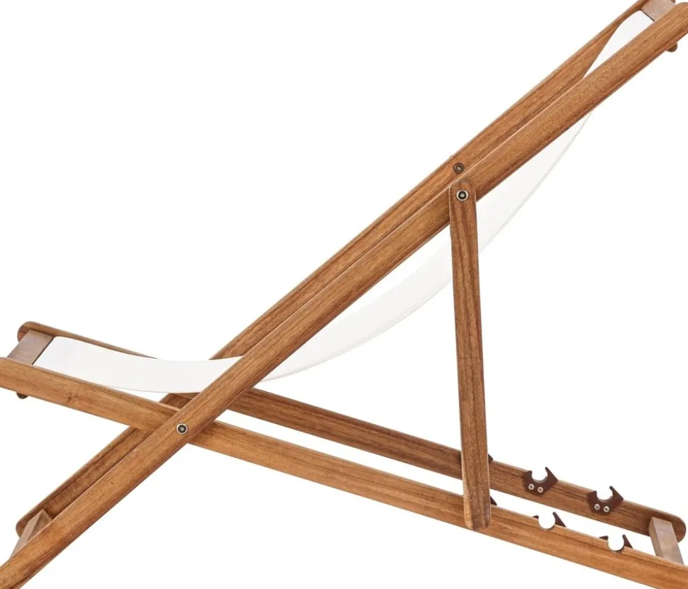 Peachy strandstol - Beige/Natur + Textilskydd för utemöbler