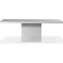 Pegani matbord vit marmor - 215x110 cm