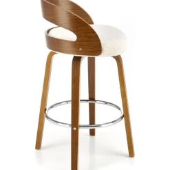 Pelican barstol 110 - Cream/valnöt