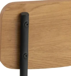 Peru matstol - Ek/matt svart