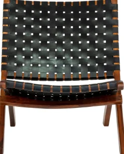 Perugia Fåtölj - Svart/teak