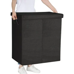 Petronella tvättkorg 142 l - Svart