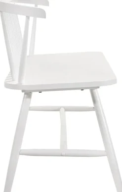 Pinnsoffa kökssoffa vit - Fårö + Möbeltassar