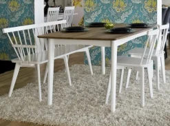 Pinnsoffa vit - Särö + Möbeltassar