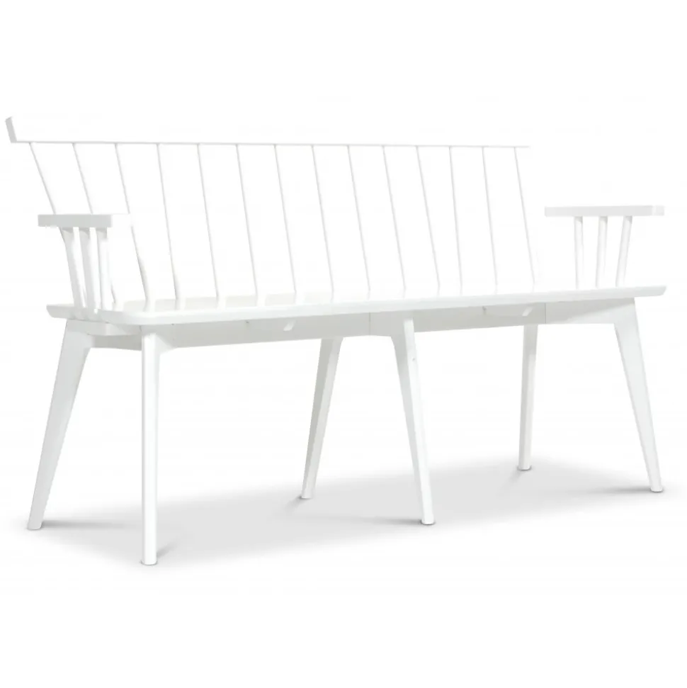 Pinnsoffa vit - Särö + Textilrengöring för möbler