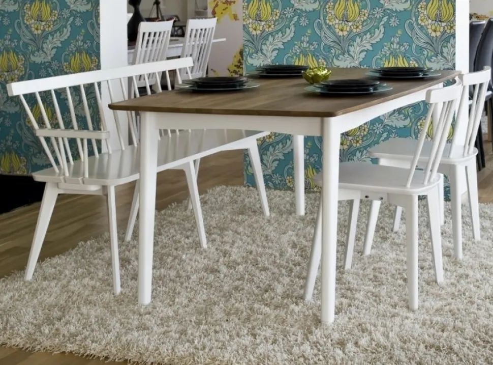 Pinnsoffa vit - Särö + Textilrengöring för möbler