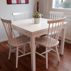 Pinnstol vit - Karl + Möbeltassar