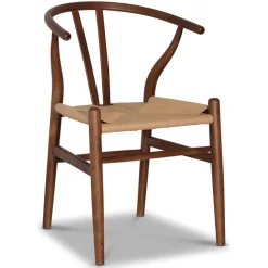 PiPi matgrupp ovalt matbord 240 cm valnöt + 6 st Brandon matstolar - Valnöt + 4.00 x Möbeltassar